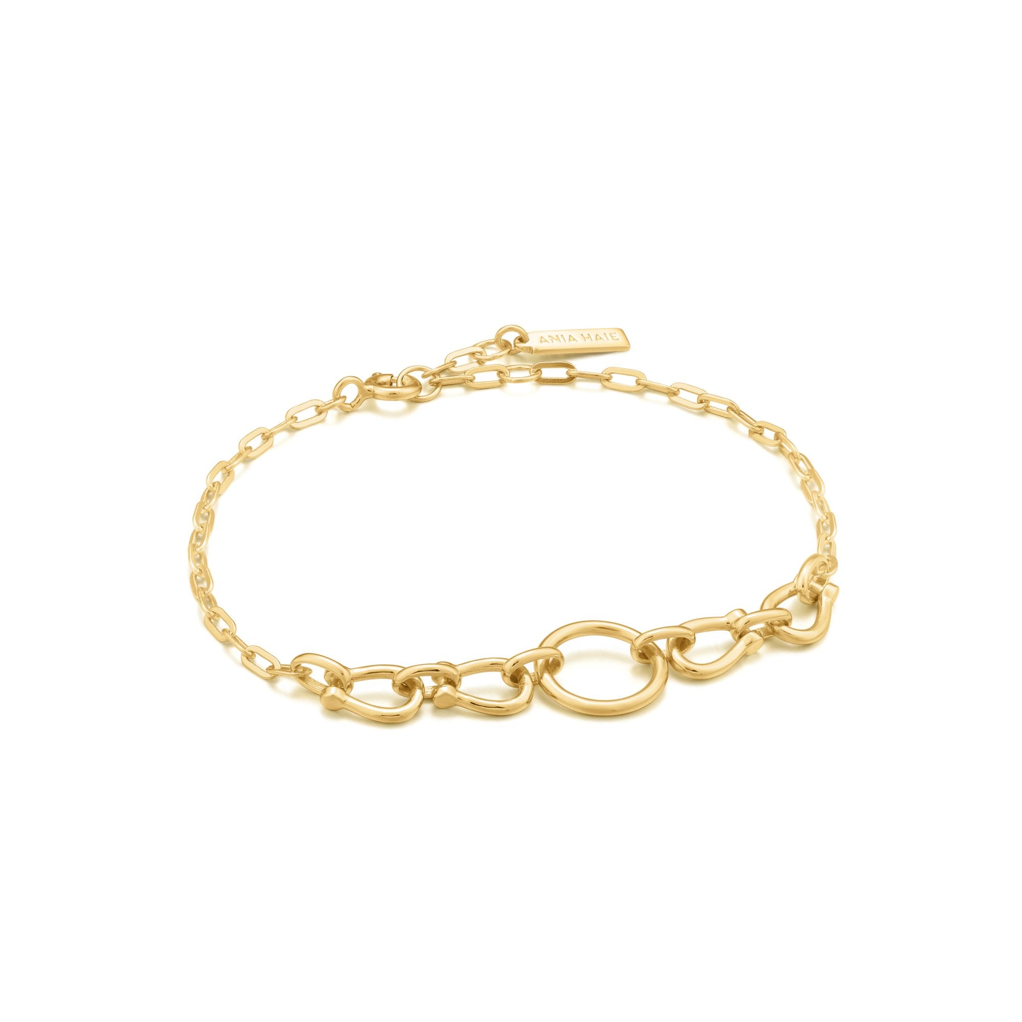 Bracelet argent 925, rolo, fer cheval