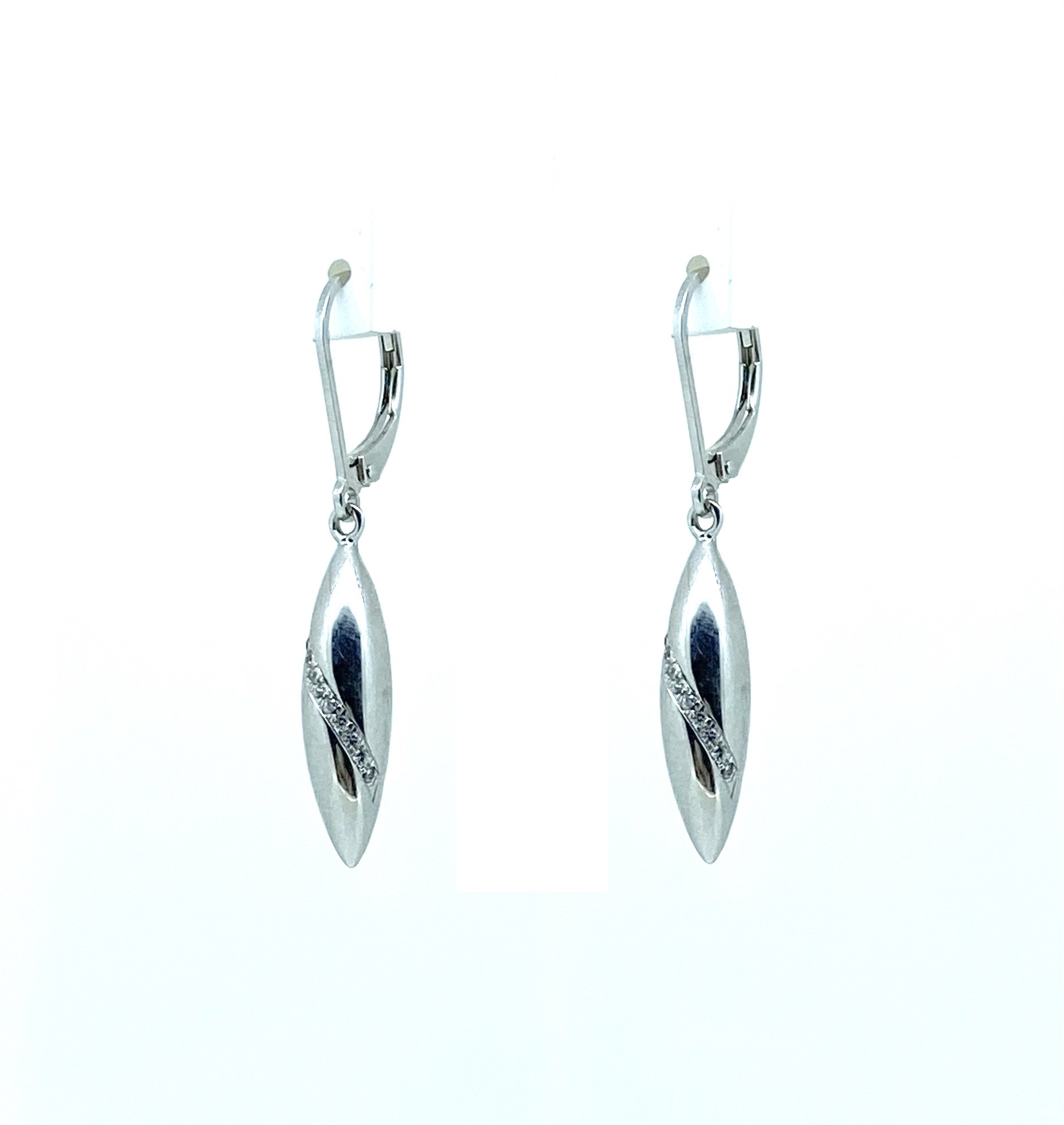 Boucles d'oreilles pour femme en argent 925, cubic zirconium - BO427 - Divers