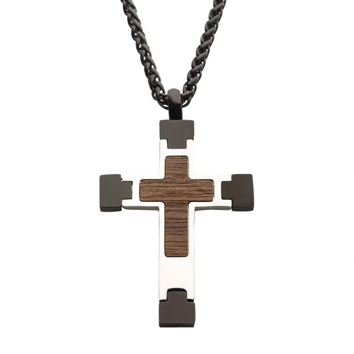 Pendentif pour homme en stainless, croix