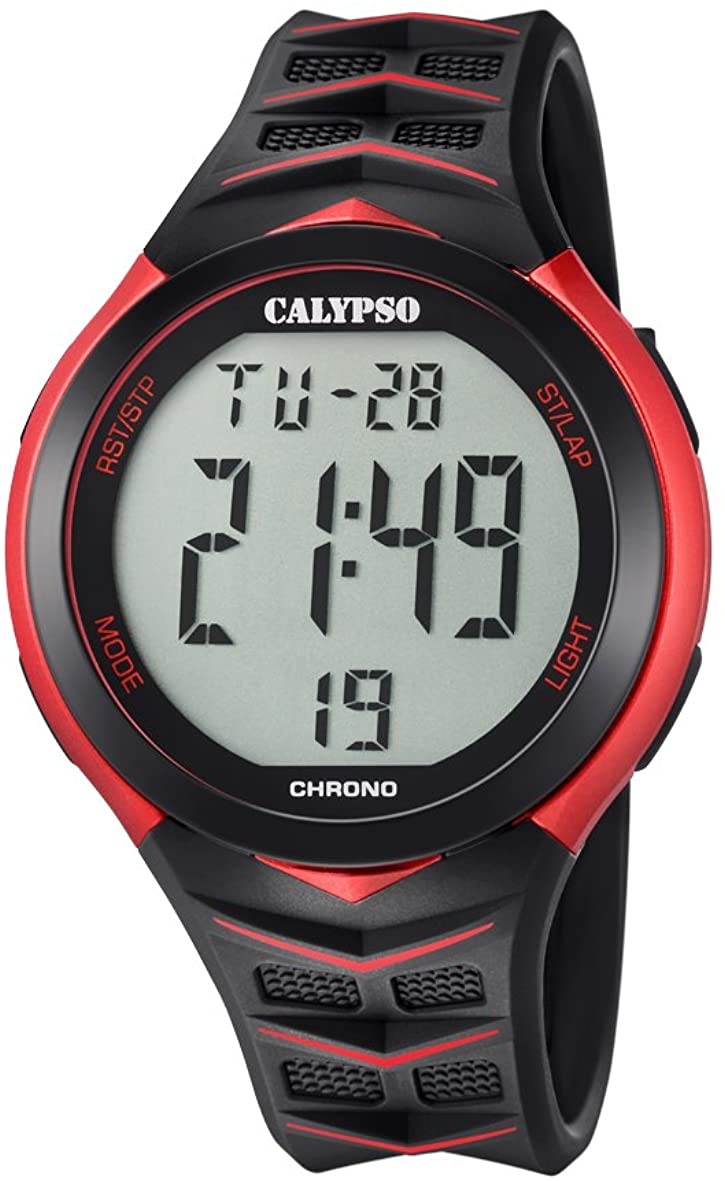 Montre homme, bracelet silicone, 10ATM, chrono