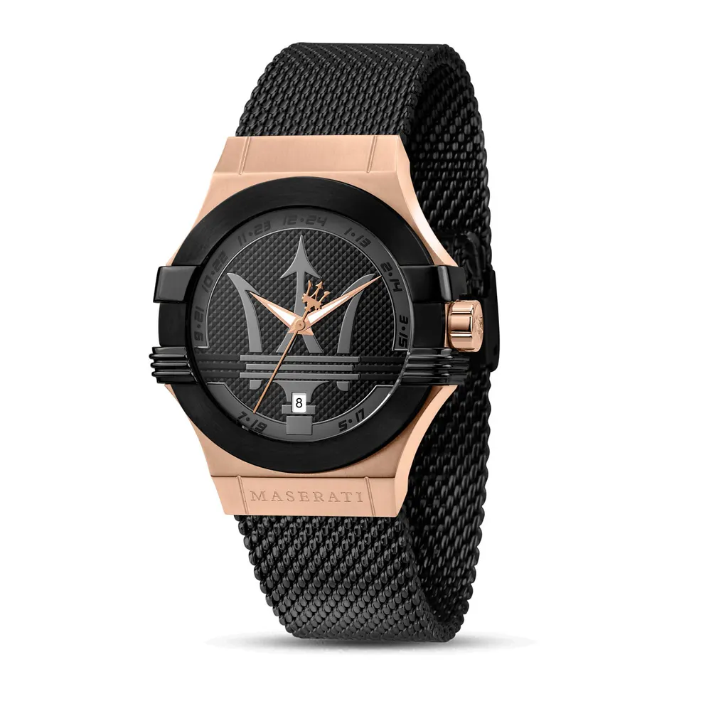 Montre pour homme en stainless, bracelet de mèche, 10ATM - R8853108010 - Maserati