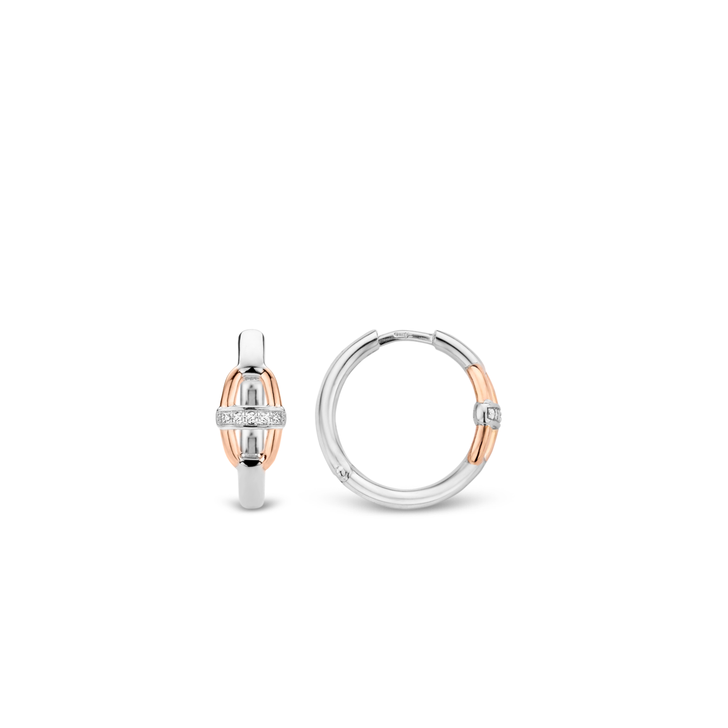 Boucle d'oreille argent 925, huggies