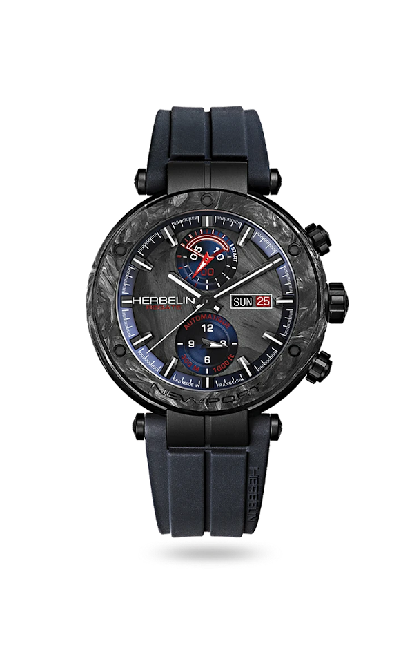 Montre homme, stainless et silicone de haute qualité, mouvement suisse et automatique, verre saphir, 30ATM, édition limitée de 300 montres (95e), Newport