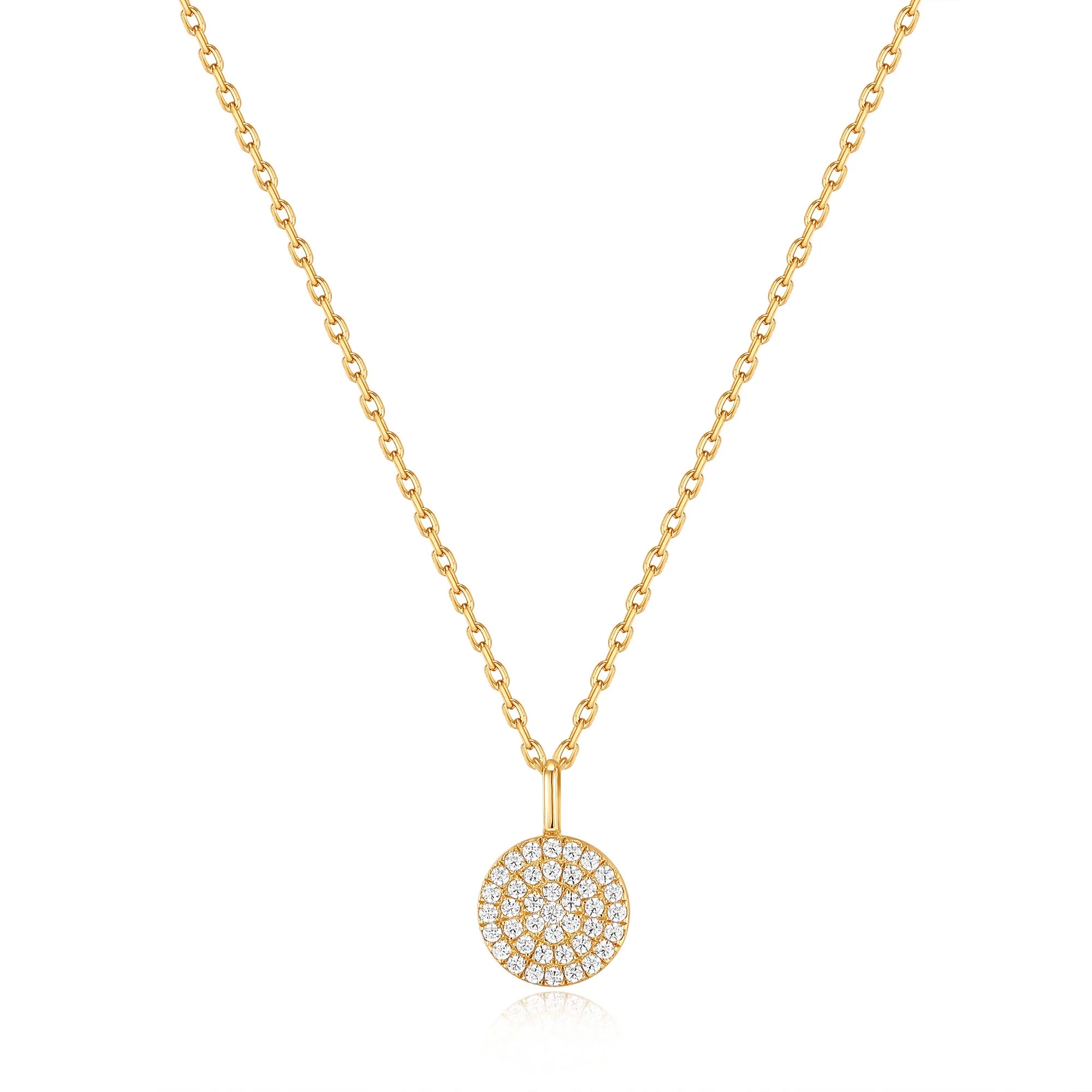Pendentif pour femme en argent 925, zircons