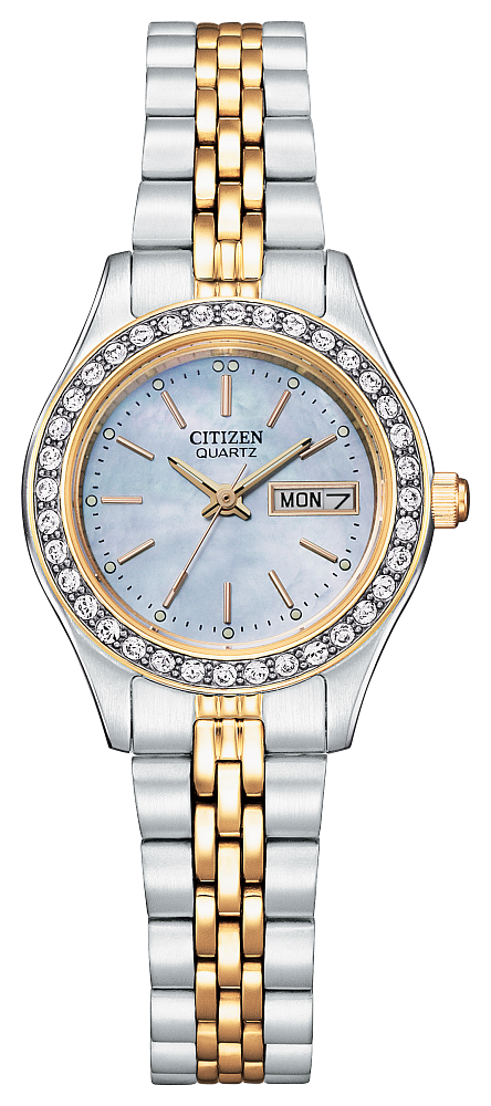 Montre pour femme en stainless, cubic zirconium - EQ0539-56Y - Citizen