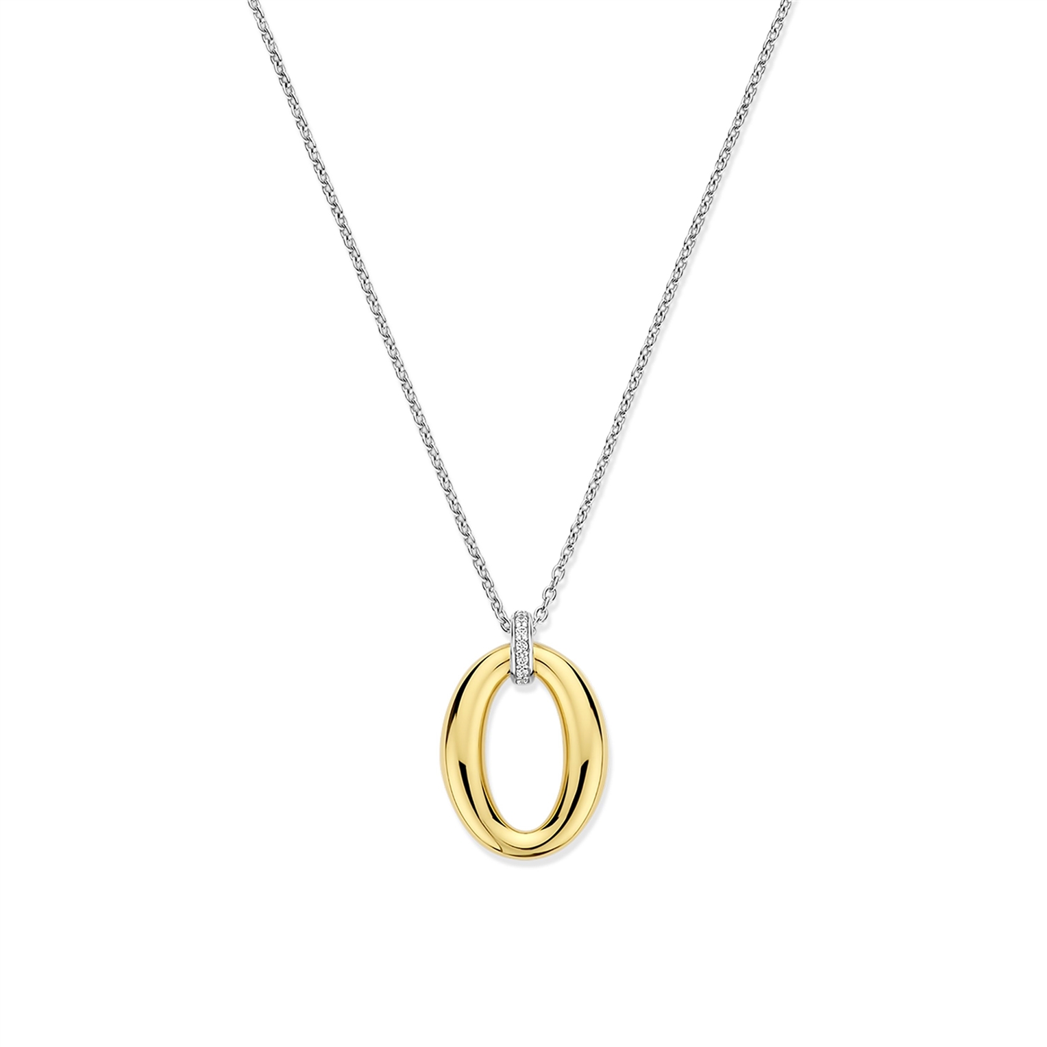 Pendentif pour femme en argent 925, cubic zirconium - 34091ZY/42 - Ti Sento Milano