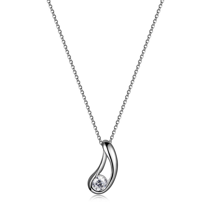 Pendentif pour femme en argent 925, zircon