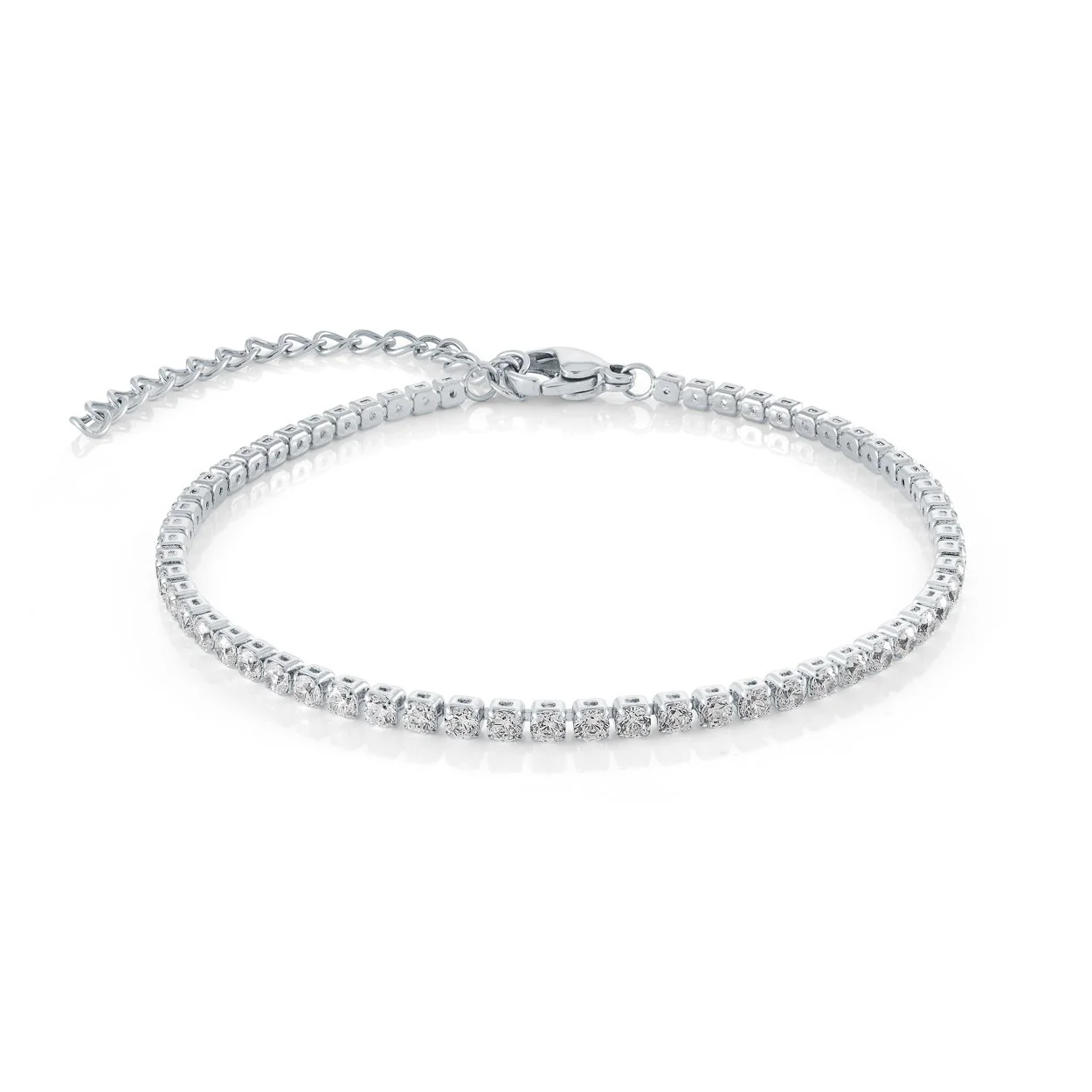 Bracelet tennis en stainless, cubic zirconium - SWB207 - Italgem
