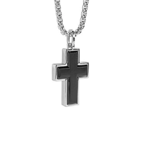 Pendentif pour homme en stainless, croix