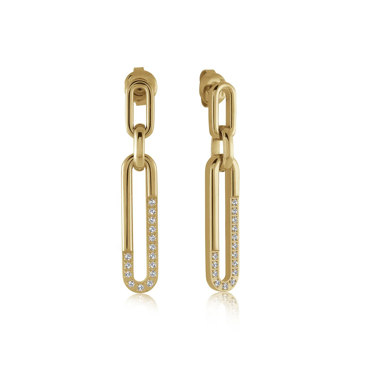 Boucles d'oreilles pour femme en stainless, cubic zirconium - SEA347 - Italgem
