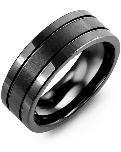 Bague pour homme en céramique