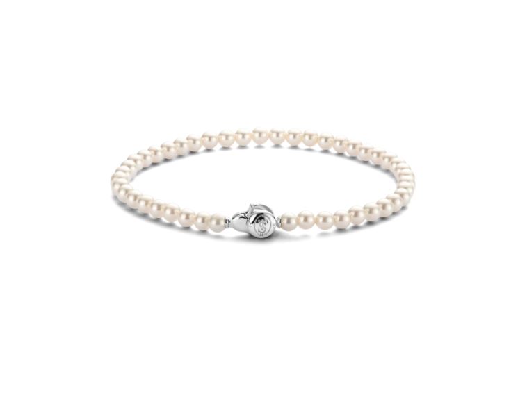 Bracelet de perles pour femme en argent 925