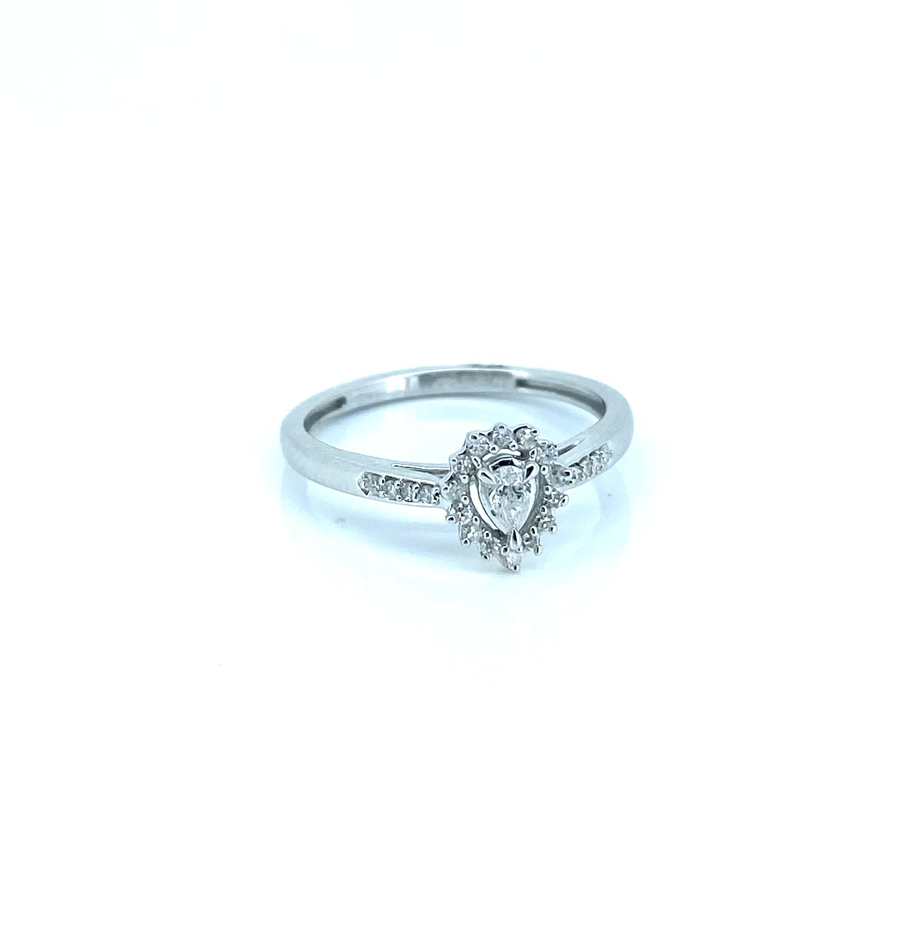 Bague pour femme en or 10k, 23 diamants I-1 pour 0.20 carat - RP2421A560W6A - Ammar
