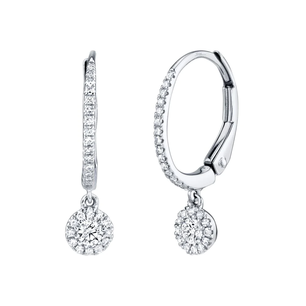 Boucles d'oreilles pour femme en or 14k, 0.30 carat de diamants SI - SC55005653 - Shy Creations