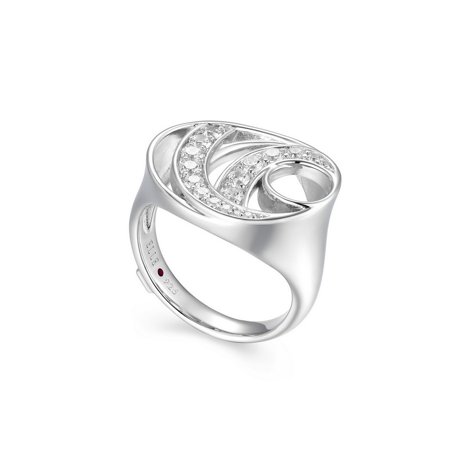 Bague pour femme en argent 925, cubic zirconium - R4LAKG00AC - ELLE