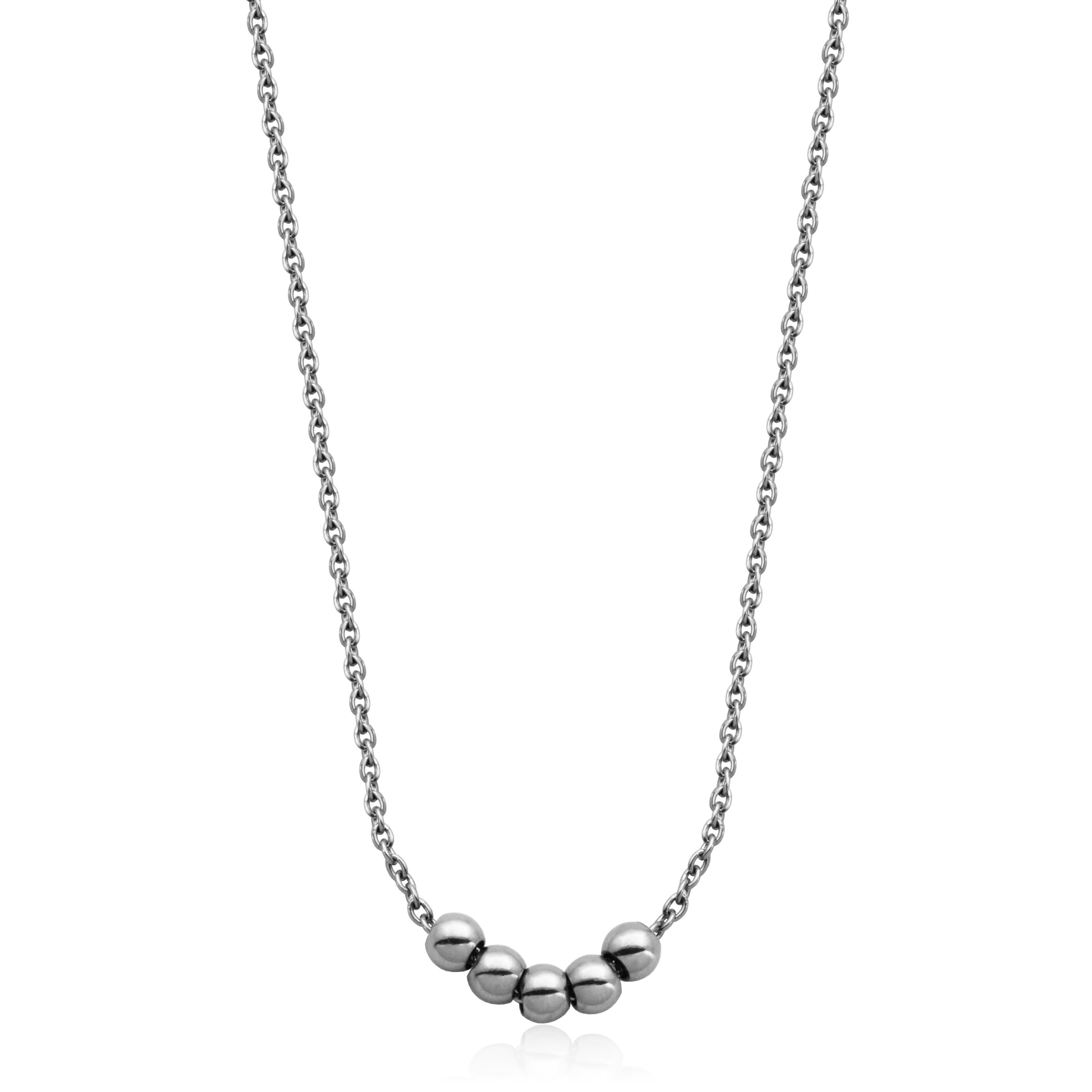 Pendantif stainless, 5 boules