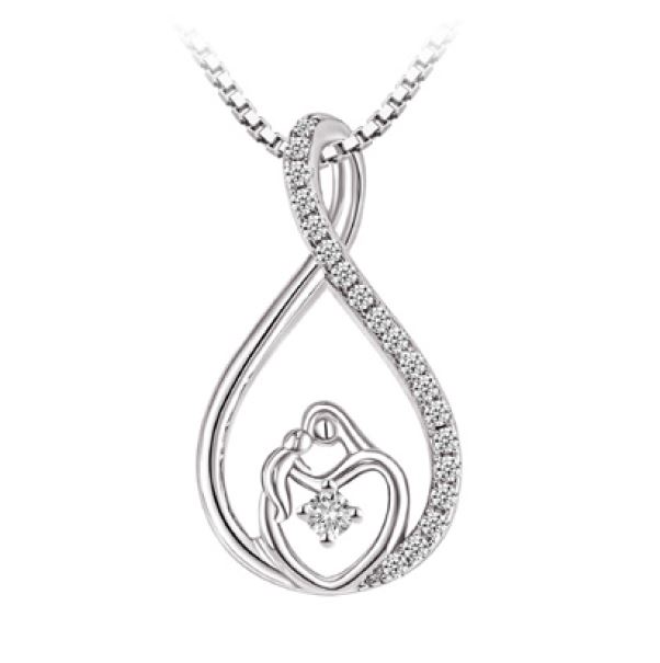 Pendantif argent 925, famille