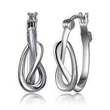 Boucles d'oreilles argent 925, fourchette