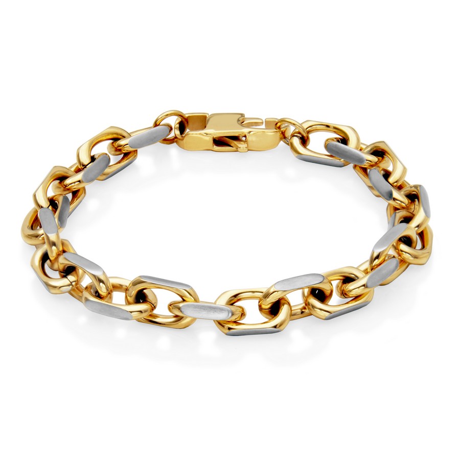 Bracelet pour homme en stainless, rolo - T1XG740285 - Steelx