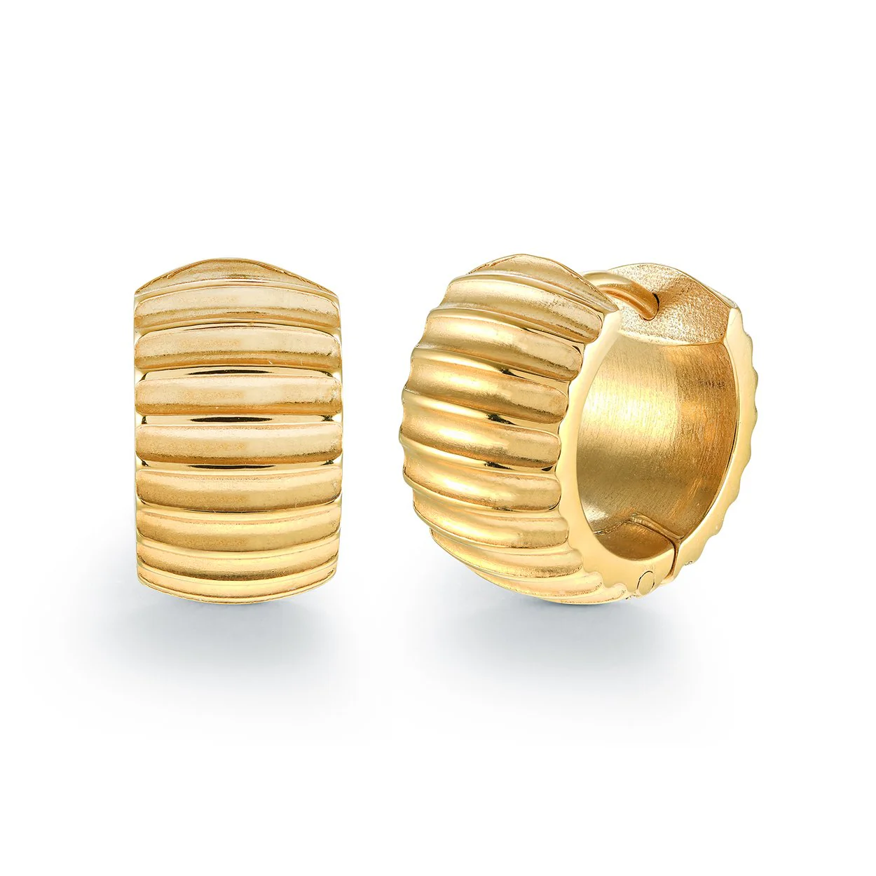Boucles d'oreilles en stainless - SEA455-GO - Italgem