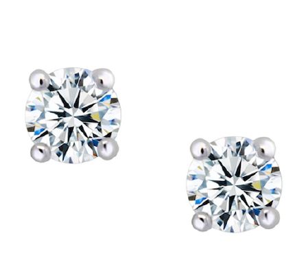 Boucles d'oreilles en argent 925, cubic zirconium
