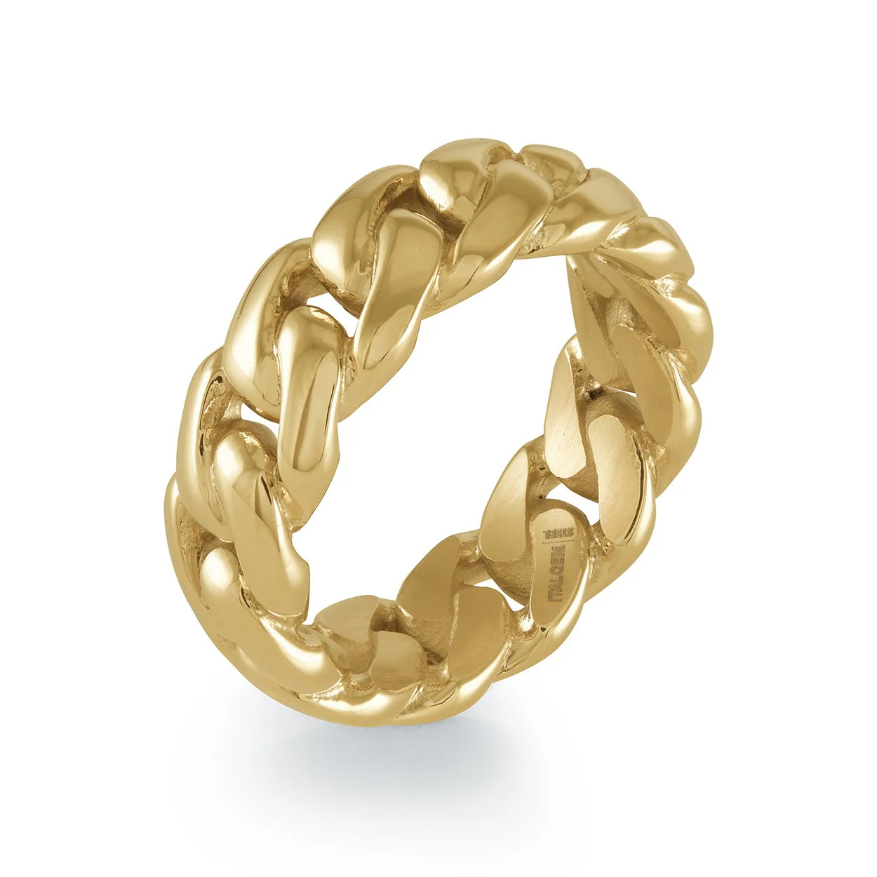 Bague pour homme en stainless, gourmette - SMR71-11 - Italgem