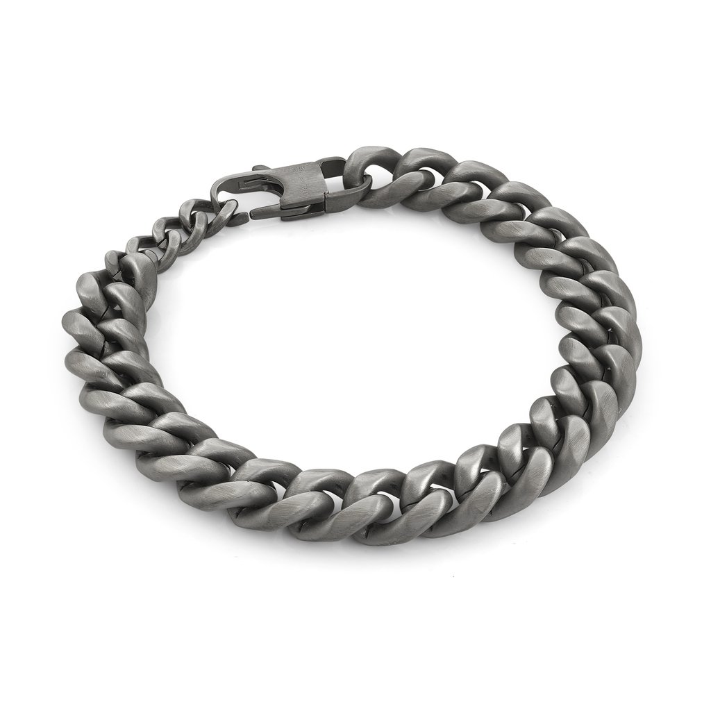 Bracelet pour homme en stainless, gourmette, ajustable