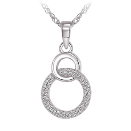 Boucles d'oreilles pour femme en argent 925, cubic zirconium - L250E - Legend