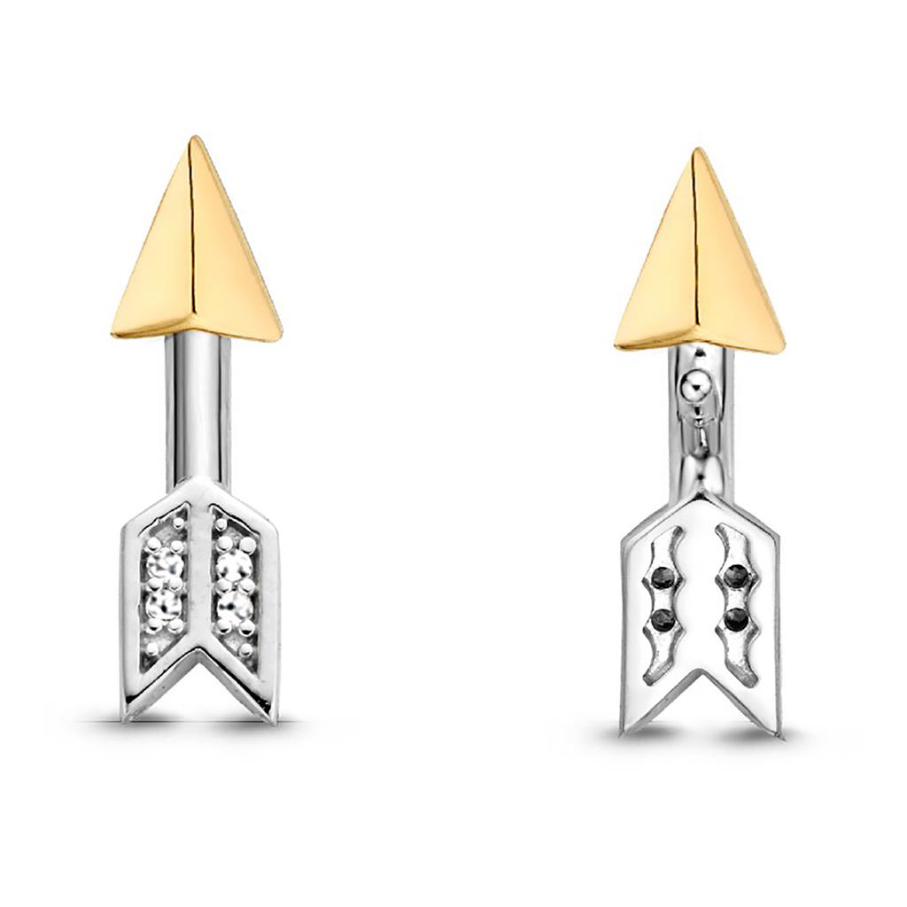 Boucles d'oreilles argent 925, stud, flèche