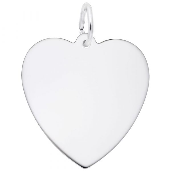 Pendentif en argent 925, coeur