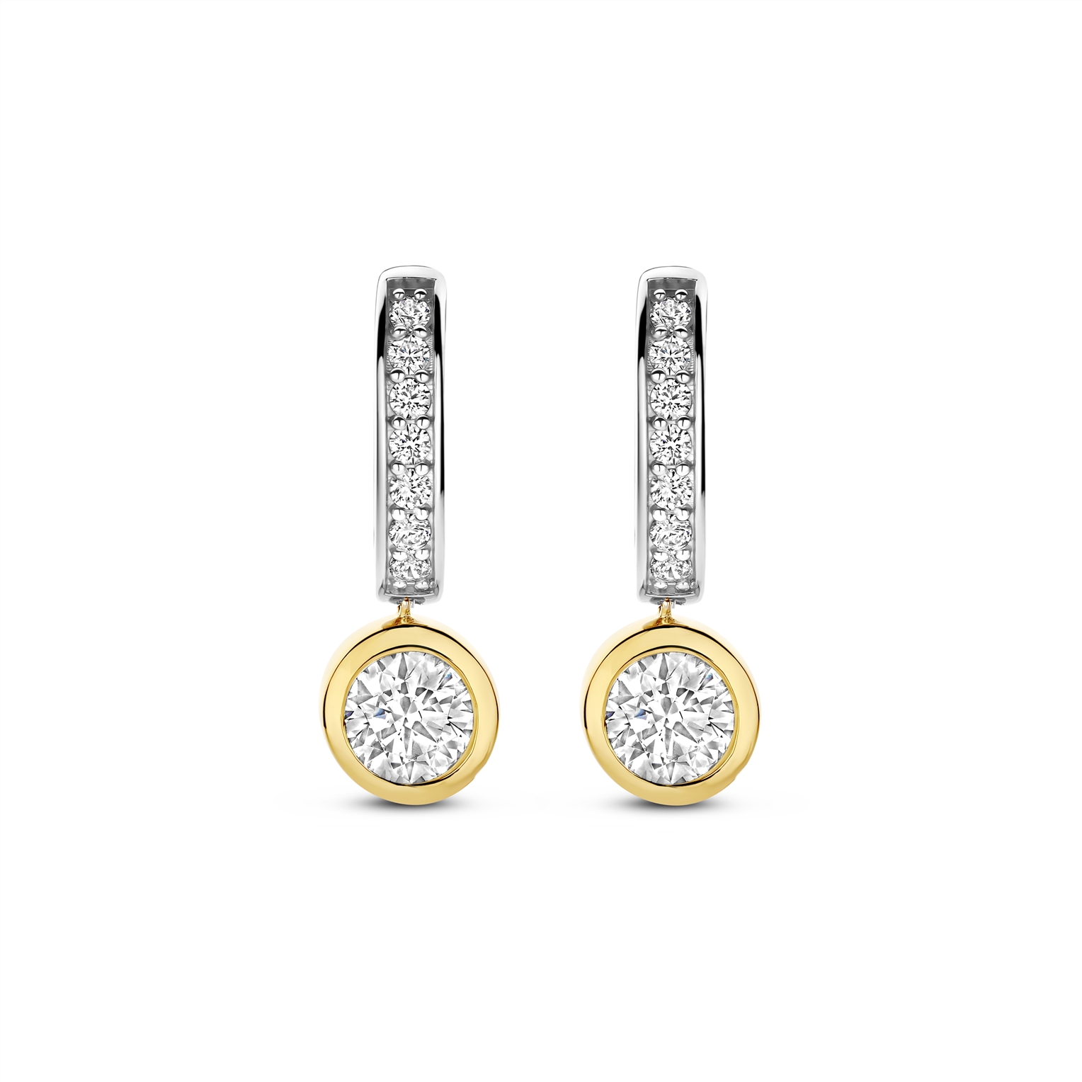 Boucles d'oreilles pour femme en argent 925, cubic zirconium - 78032ZY - Ti Sento Milano