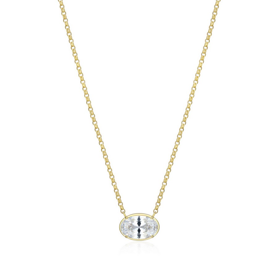 Pendentif pour femme en argent 925, cubic zirconium - 30LC1Y0046 - ELLE