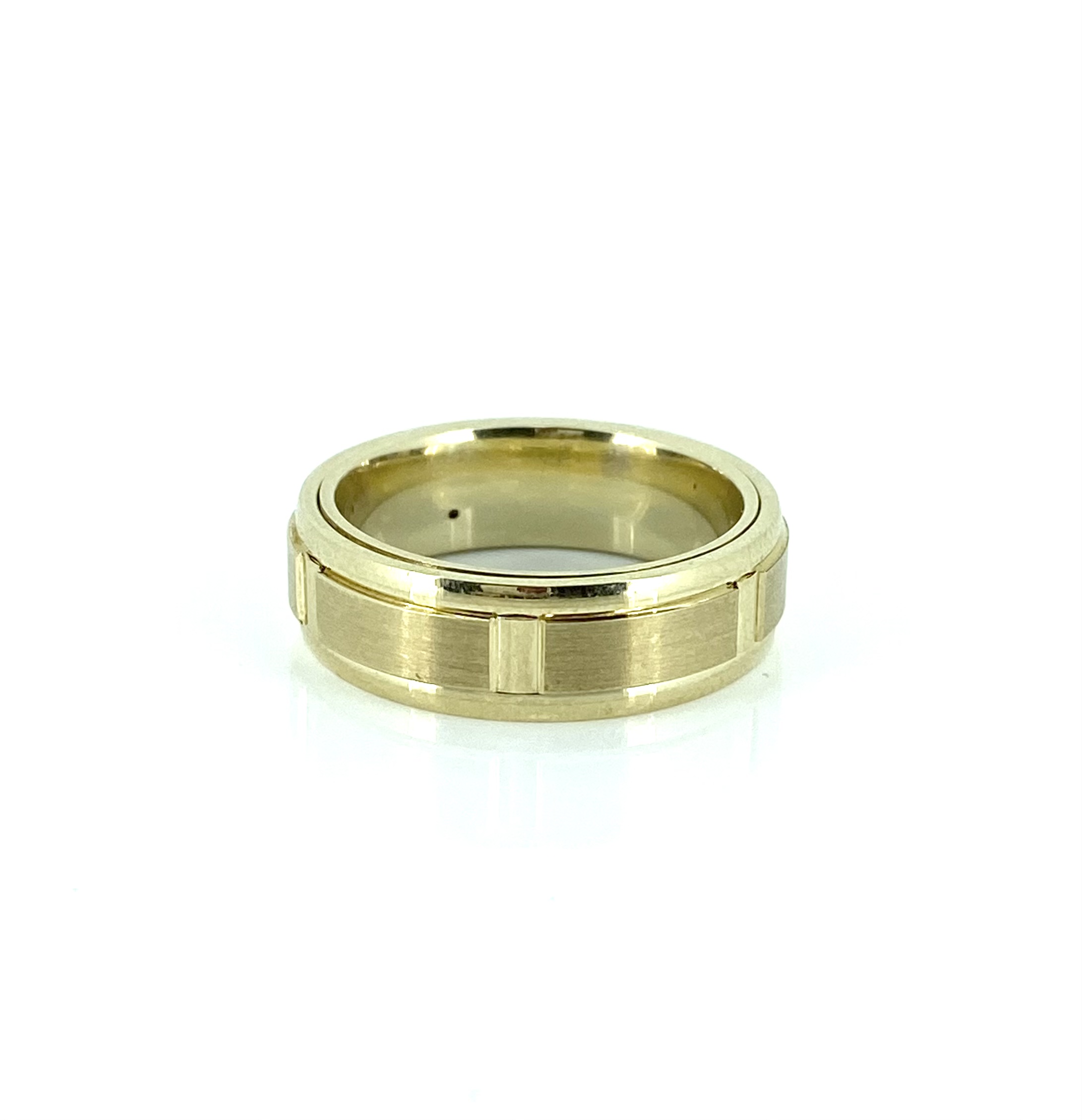 Bague pour homme en or 10k, 1 diamant pour 0.01 carat