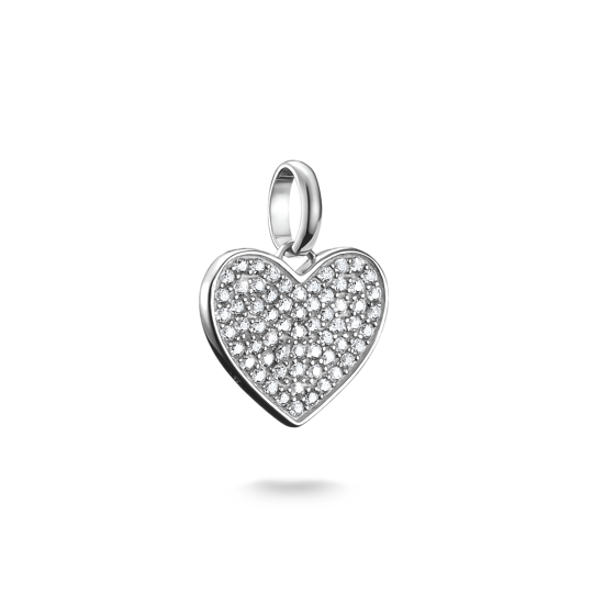 Breloque pour femme en argent 925, cubic zirconium, coeur - CC1277-051-14 - Thomas Sabo