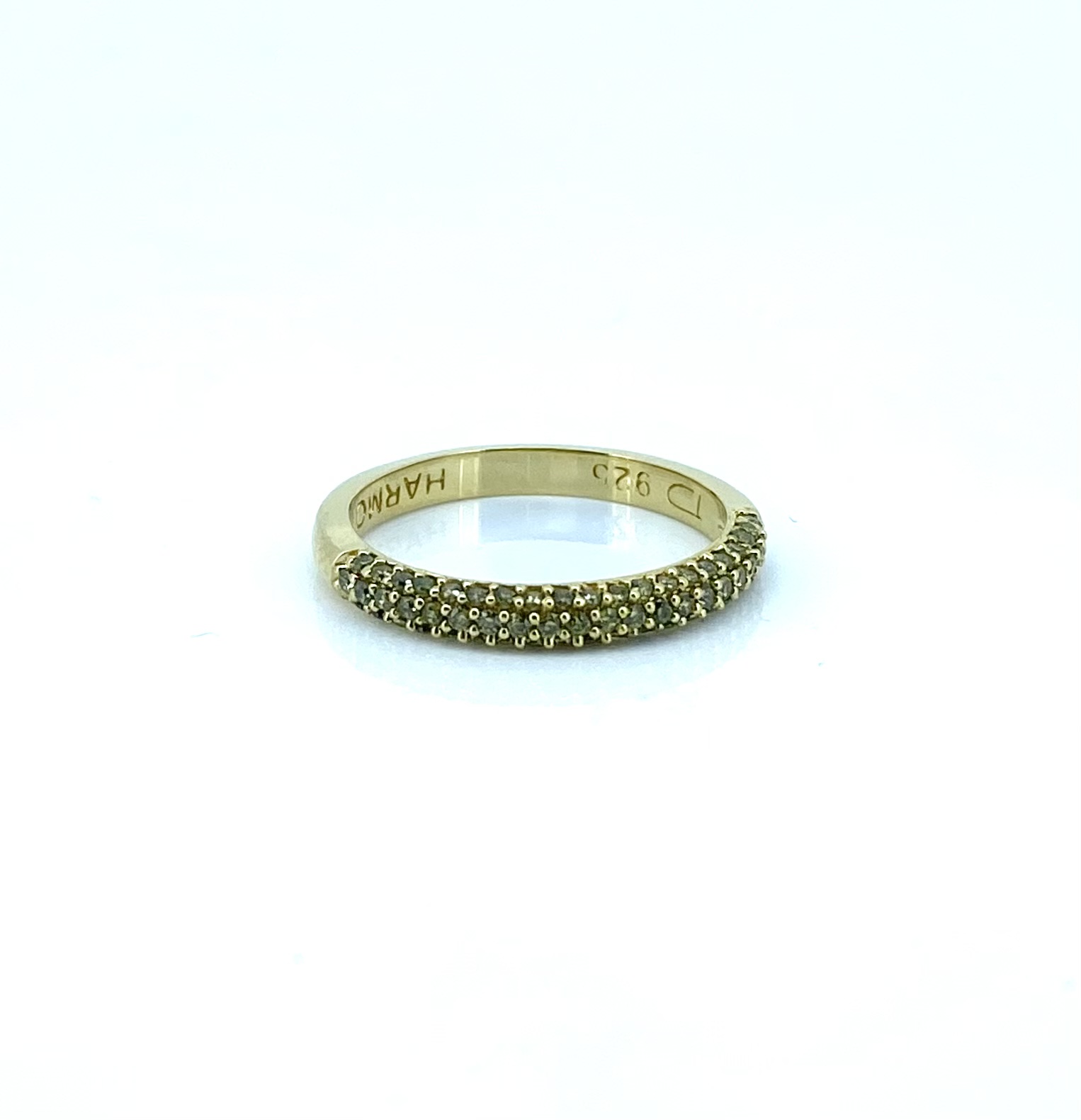 Bague pour femme en argent 925, zircons, août