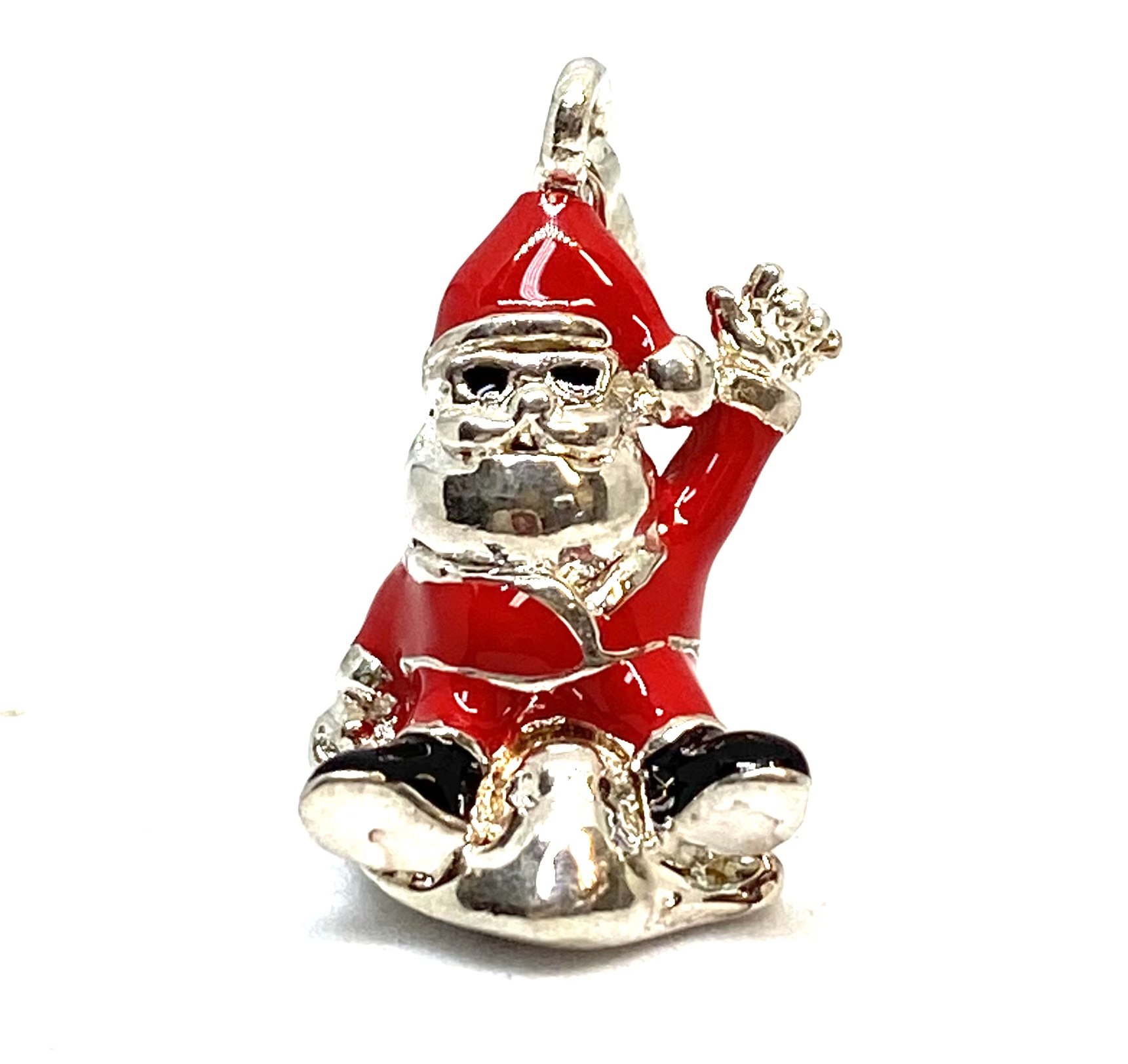 Breloque en argent 925 à émail, père noel - 11-859 - Thomas Sabo