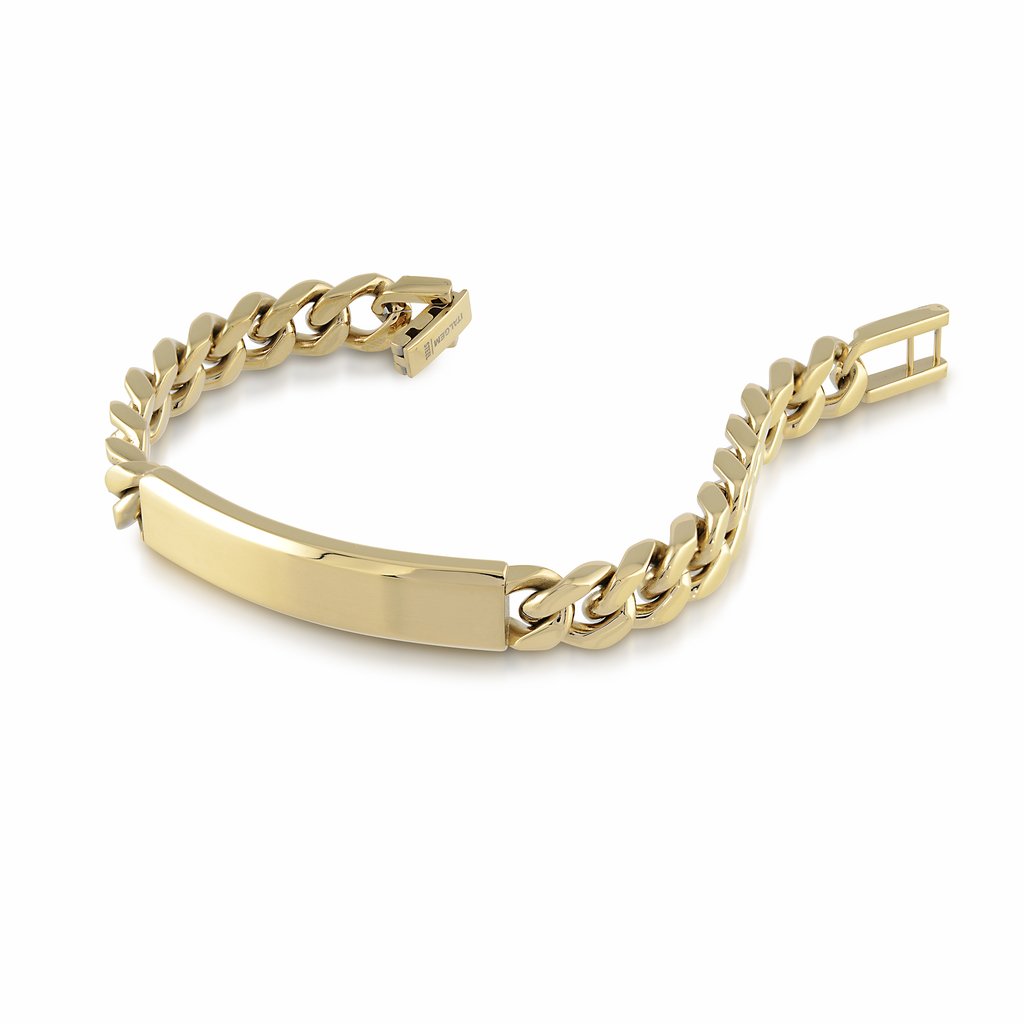 Bracelet stainless, plaque