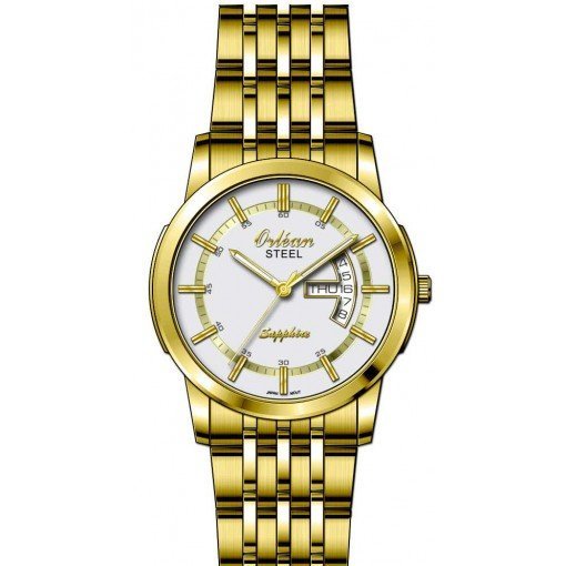 Montre pour homme en stainless, verre saphir