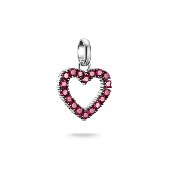 Breloque pour femme en argent 925, cubic zirconium, coeur - CC1237-639-10 - Thomas Sabo