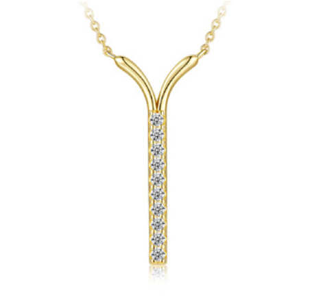Pendentif pour femme en argent 925, cubic zirconium - L567N-YEL - Legend