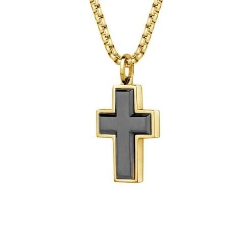 Pendentif pour homme en stainless, croix - SC92 - Italgem