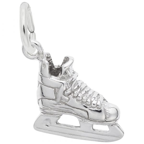 Pendentif en argent 925, patin