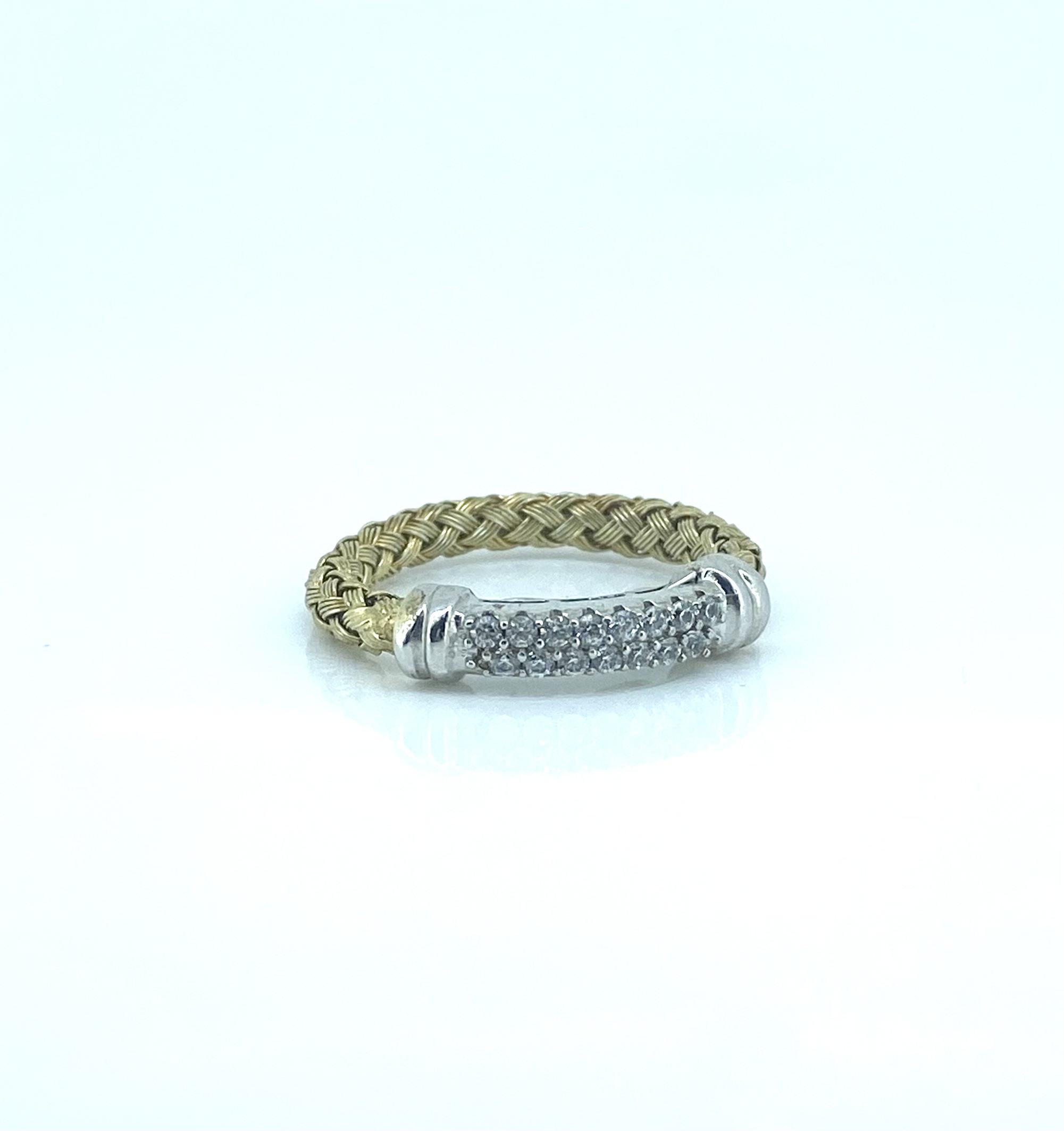 Bague pour femme en argent 925, zircons