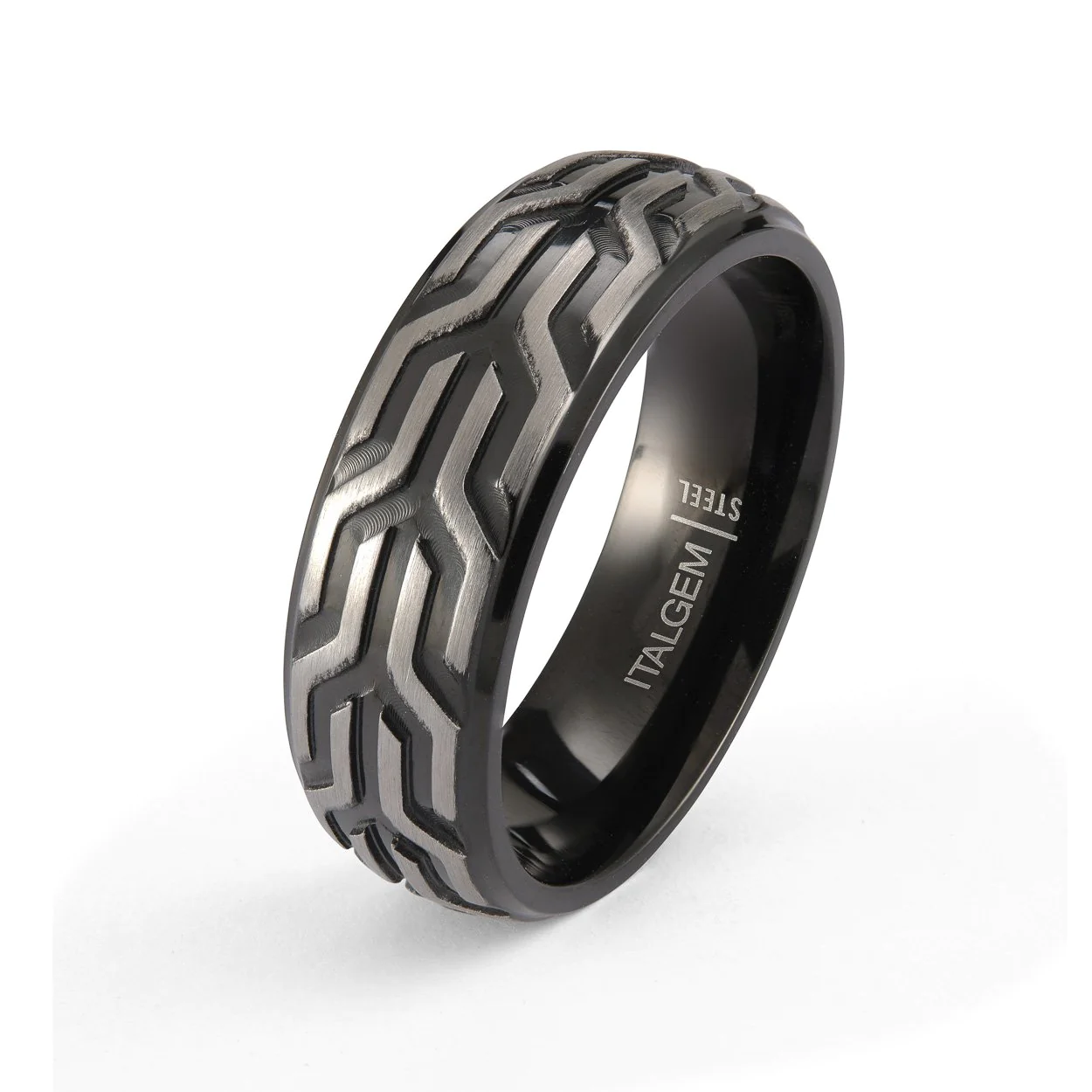 Jonc pour homme en stainless - SMR57 - Italgem