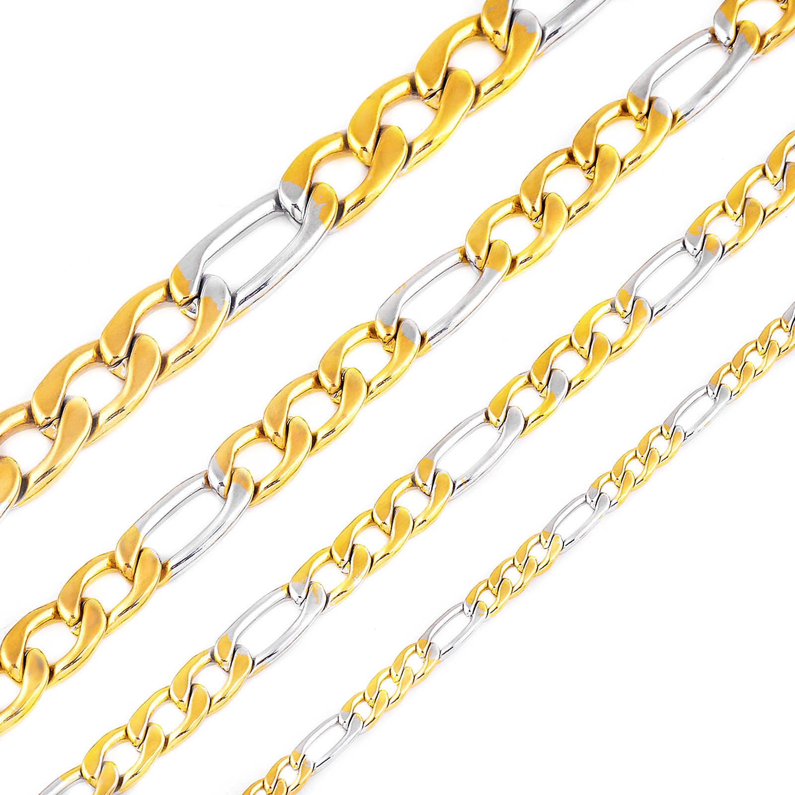 Chaine en stainless, figaro