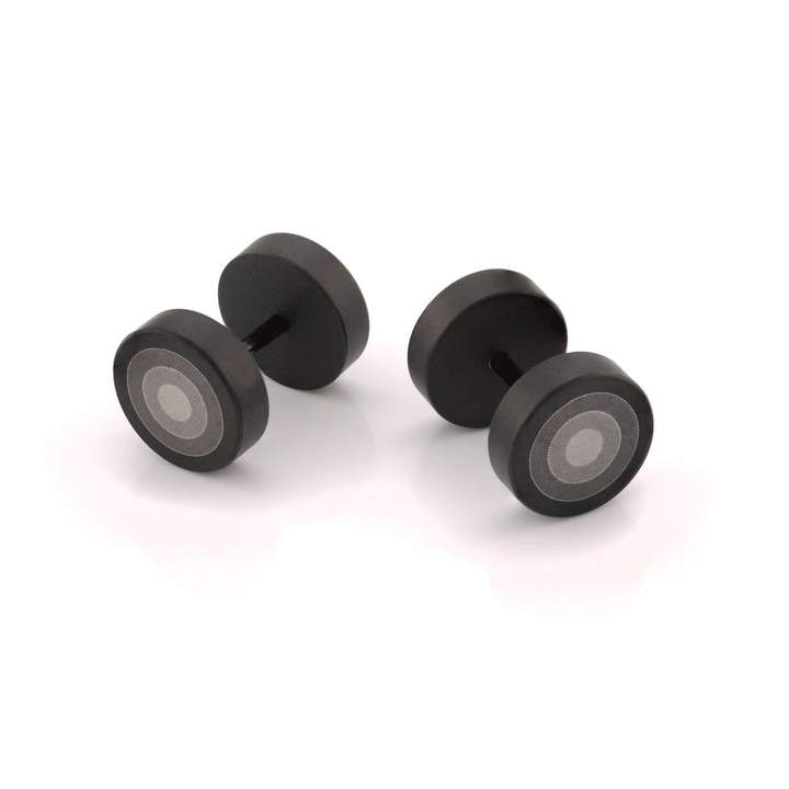 Boucles d'oreilles vissées en stainless