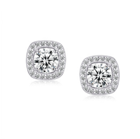 Boucles d'oreilles pour femme en argent 925, cubic zirconium - L577E - Legend