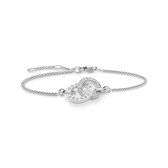 Bracelet pour femme en argent 925, cubic zirconium - A1551-051-14-L19,5V - Thomas Sabo