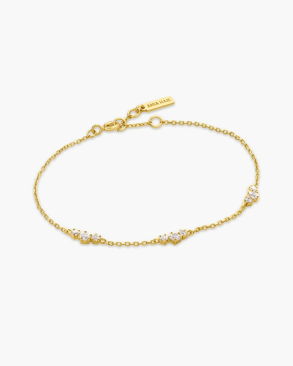 Bracelet pour femme en argent 925, cubic zirconium - B079-01G - Ania Haie