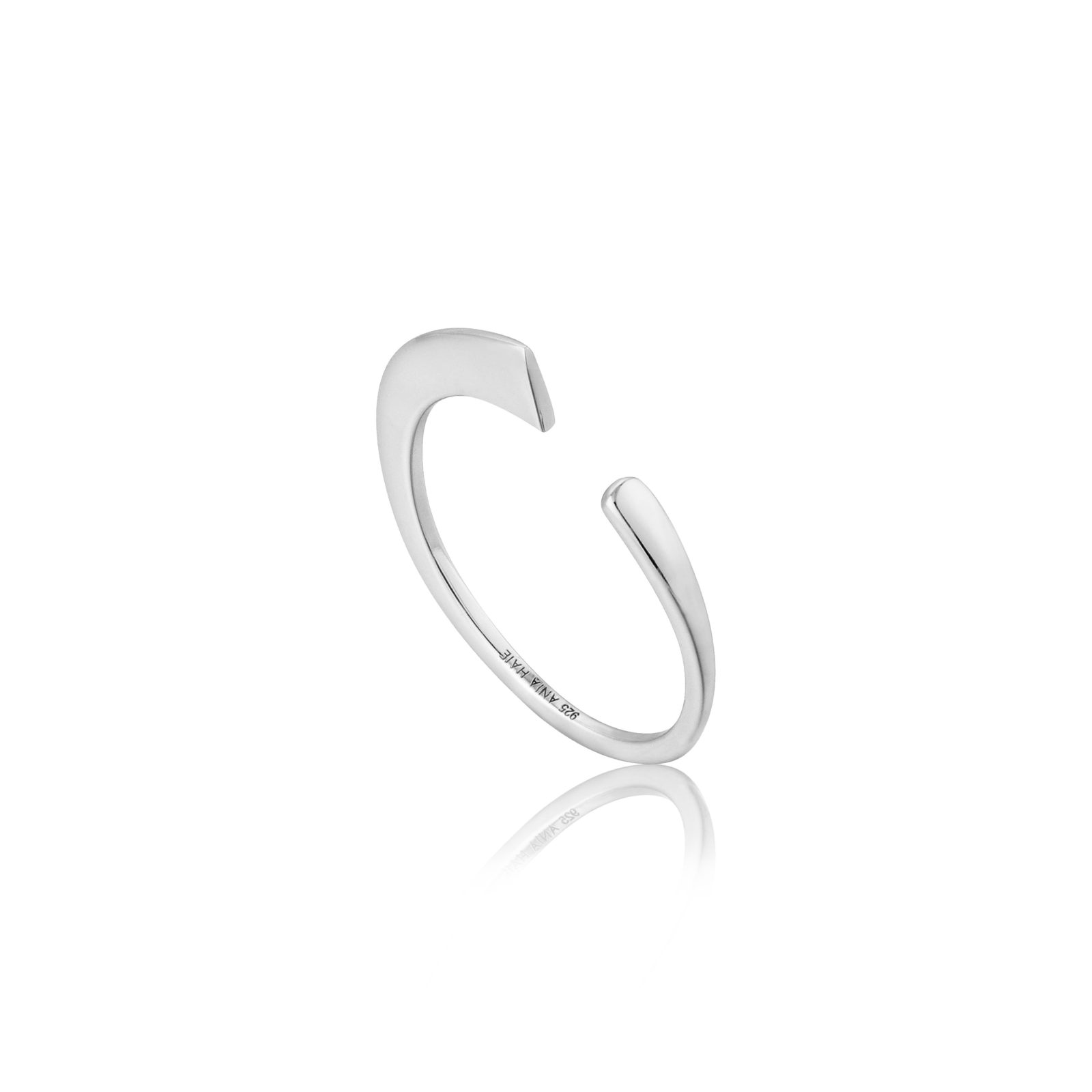 Bague argent 925, unie